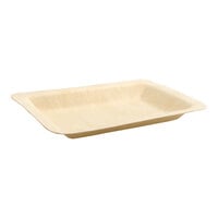 Front of the House Servewise 4 3/4" x 3 3/4" Compostable Wood Plate - 200/Case