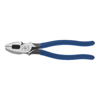 Klein Tools 9" High-Leverage Side Cutting Lineman's Fish Tape Pulling Pliers D213-9NETP