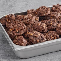 Otis Spunkmeyer Sweet Discovery Preformed Chocolate Turtle Cookie Dough 2 oz. - 160/Case
