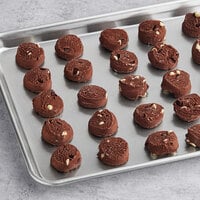 Otis Spunkmeyer Value Zone Preformed Double Chocolate Chip Cookie Dough 1 oz. - 320/Case