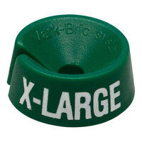 3/4" Green Size Marker - XL - 100/Pack