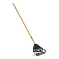 Seymour Midwest S400 Jobsite 8" Shrub Rake with 42" Painted Wood Handle 40880