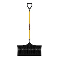 Seymour Midwest Structron S600 Power Blizzard Buster 24" Polycarbonate Snow Pusher with 45" Yellow Fiberglass Handle 96838
