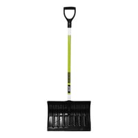 Seymour Midwest Structron S600 Safety Blizzard Buster 18" Polycarbonate Snow Shovel with 43" Safety Green Fiberglass Handle 96849