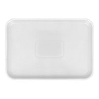 International Tableware Torino Tavern 10" x 7" Bright White Stackable Ceramic Tray - 12/Case