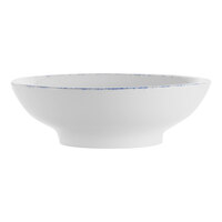 International Tableware Provincial 20 oz. Sponged Blue Porcelain Bowl - 12/Case