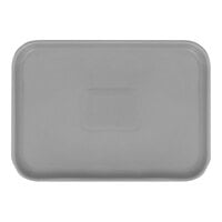 International Tableware Torino Tavern 11" x 8" Gray Stackable Ceramic Tray - 12/Case