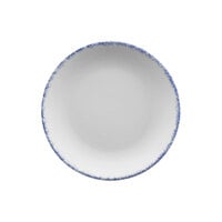 International Tableware Provincial 5 1/2" Sponged Blue Porcelain Bread and Butter Plate - 36/Case