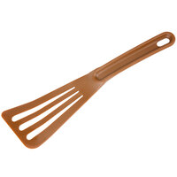 Mercer Culinary M35110BR Hell's Tools® 12 inch Brown High Temperature Slotted Turner / Spatula