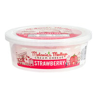 Melanie's Medleys Strawberry Cream Cheese 7.5 oz. Tub - 12/Case