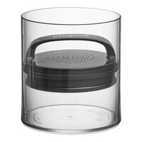 Prepara Evak Super Savor 1 Qt. Clear SAN Plastic Round Airtight Food  Storage Container with Green Push Down Lid 3054-SM