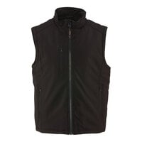 RefrigiWear Black Insulated Softshell Vest