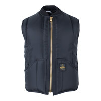 RefrigiWear Iron-Tuff Navy Insulated Vest 0399RNAVLAR - Large