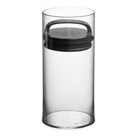 Prepara Evak Fresh Saver 2.3 Qt. Clear SAN Plastic Round Airtight Food Storage Container with Push Down Lid 3042-B