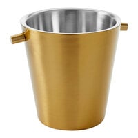 American Metalcraft 8" Satin Gold Plated Champagne Bucket GDWC7