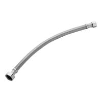 Oatey SL02S 12" Braided Stainless Steel Faucet Supply Line with 3/8" Compression x 1/2" FIP