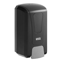 Lavex 40 fl. oz. (1,200 mL) Black Manual Foaming Soap / Sanitizer Dispenser