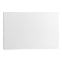 Choice 18" x 12" x 1" White Polyethylene Cutting Board