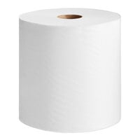 Tork Premium Embossed White 1-Ply Paper Towel Roll H80, 600 Feet / Roll - 6/Case