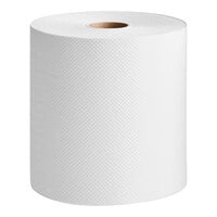 Tork Advanced Embossed White 1-Ply Paper Towel Roll H21, 800 Feet / Roll - 6/Case