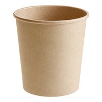Choice 16 oz. Kraft Poly-Coated Paper Food Cup - 500/Case