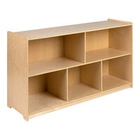 Flash Furniture Hercules 48" x 15" x 30" 5-Compartment Wood Classroom Storage Cabinet