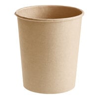 Choice 32 oz. Kraft Poly-Coated Paper Food Cup - 500/Case