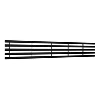 QuickDrain LINES32-MB 32" Matte Black Stainless Steel Lines Linear Shower Drain Cover