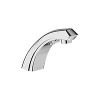 Sloan 33153068 Optima Polished Chrome Deck Mount Sensor Faucet with 0.5 GPM Multi-Laminar Spray, Low-Integrated Base Body, 4" Trim Plate, Transformer Box, Below-Deck Thermostatic Mixing Valve, and IoT Smart Capabilities