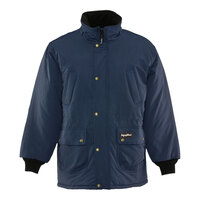 RefrigiWear ChillBreaker Men's Navy Polyester Insulated Parka Jacket