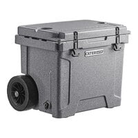 CaterGator CG35GRW Gray 35 Qt. Mobile Rotomolded Extreme Outdoor Cooler / Ice Chest