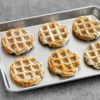 Swapples Vegan Gluten-Free Everything Waffles 2.75 oz. - 36/Case