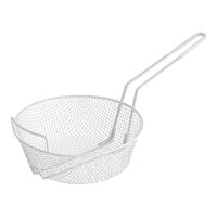 Choice 10" Epoxy-Coated Medium Mesh Breading Basket with Helper Handle