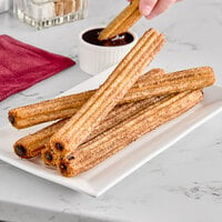 J & J Snack Foods Hola Churros Chocolate Filled Churros 10 inch - 100/Case