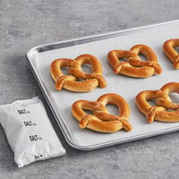 J & J Snack Foods SuperPretzel Whole Grain Soft Pretzel 2.2 oz. - 100/Case