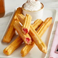 J & J Snack Foods Hola Churros Strawberry Filled Churros 10 inch - 100/Case