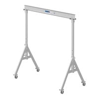 Spanco A-Series 8' 1 Ton Aluminum Gantry Crane with 10' 1" - 12' 7" Adjustable Height and Span