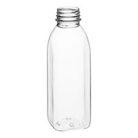 16 oz. Square Milkman PET Clear HPP Juice Bottle - 160/Case