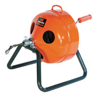 General Pipe Cleaners 450FL2-DH Spin-Drive Drain Cleaner with 50' x 3/8" Flexicore Cable with Down Head