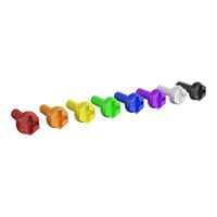 Flash Furniture Bright Beginnings Multi-Color Screw Accessory Pack for STEAM Wall Systems - 512/Pack