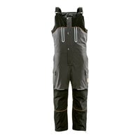 RefrigiWear PolarForce Black / Charcoal Insulated Bib Overalls