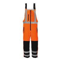RefrigiWear HiVis Orange / Black Insulated Softshell High Bib Overalls 7497RBOR4XLL2 - 4XL