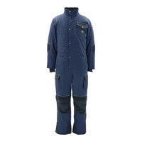 RefrigiWear 54 Gold Navy Insulated Coveralls