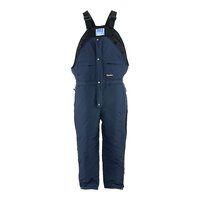 RefrigiWear ChillBreaker Navy Polyester Insulated Bib Overalls 0485RNAV4XL - 4XL
