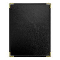 H. Risch, Inc. Oakmont 8 1/2" x 11" Black 1 View Menu Cover