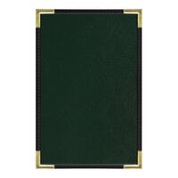 H. Risch, Inc. Oakmont 5 1/2" x 8 1/2" Green 1 View Menu Cover