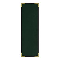 H. Risch, Inc. Oakmont 4 1/4" x 14" Green 1 View Menu Cover