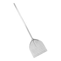 American Metalcraft 14 1/2" Square Perforated All Aluminum Pizza Peel with 49" Handle LPITP1446