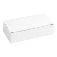 Baker's Lane 1/4 lb. White 1-Piece Auto-Popup Candy Box - 25/Pack