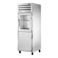 True STR1R-1HG/1HS-HC Spec Series 27 1/2" Glass and Solid Half Door Reach-In Refrigerator